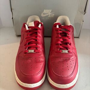 Nike Air Force 1 ’07 Varsity Red Leather Shoes – Men’s 13 (2009 Release) w/ Box